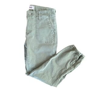 PAIGE Mayslie Cargo Jogger Pants Olive Green Size 28 Cotton Rayon Spandex